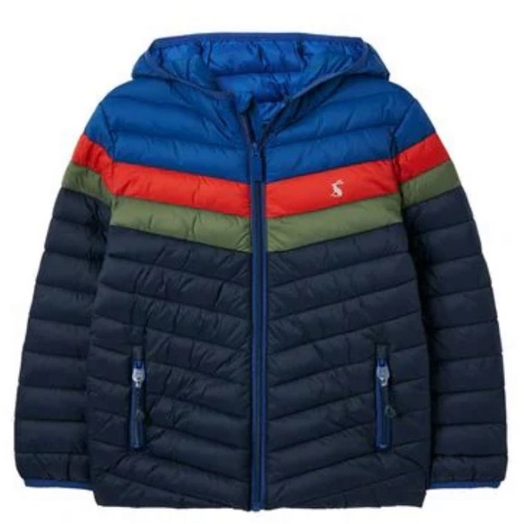 JOULES Boys Light Puffer Jacket, waterproof, recycled polyester - Picture 8 of 8